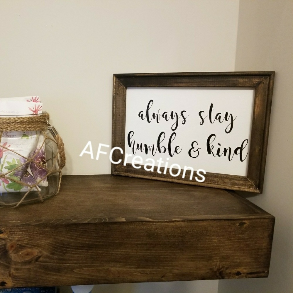 Customized canvas signs